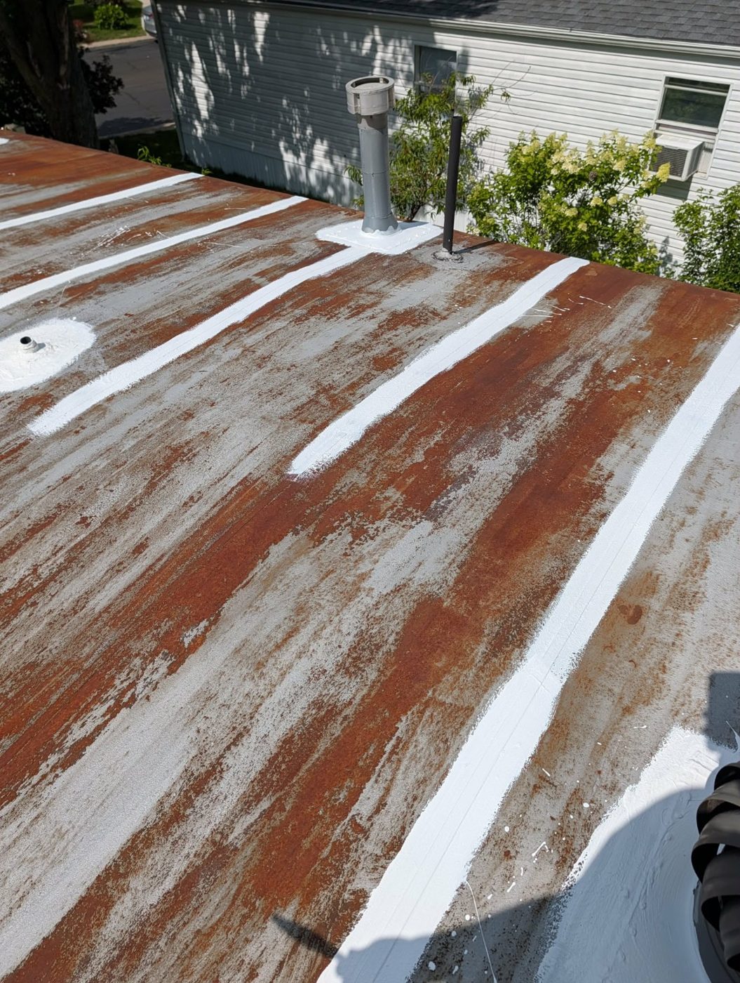 Roof before Wellman restoration
